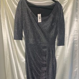 Grey sequin dress